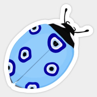 Evil Eye Ladybug sticker Sticker